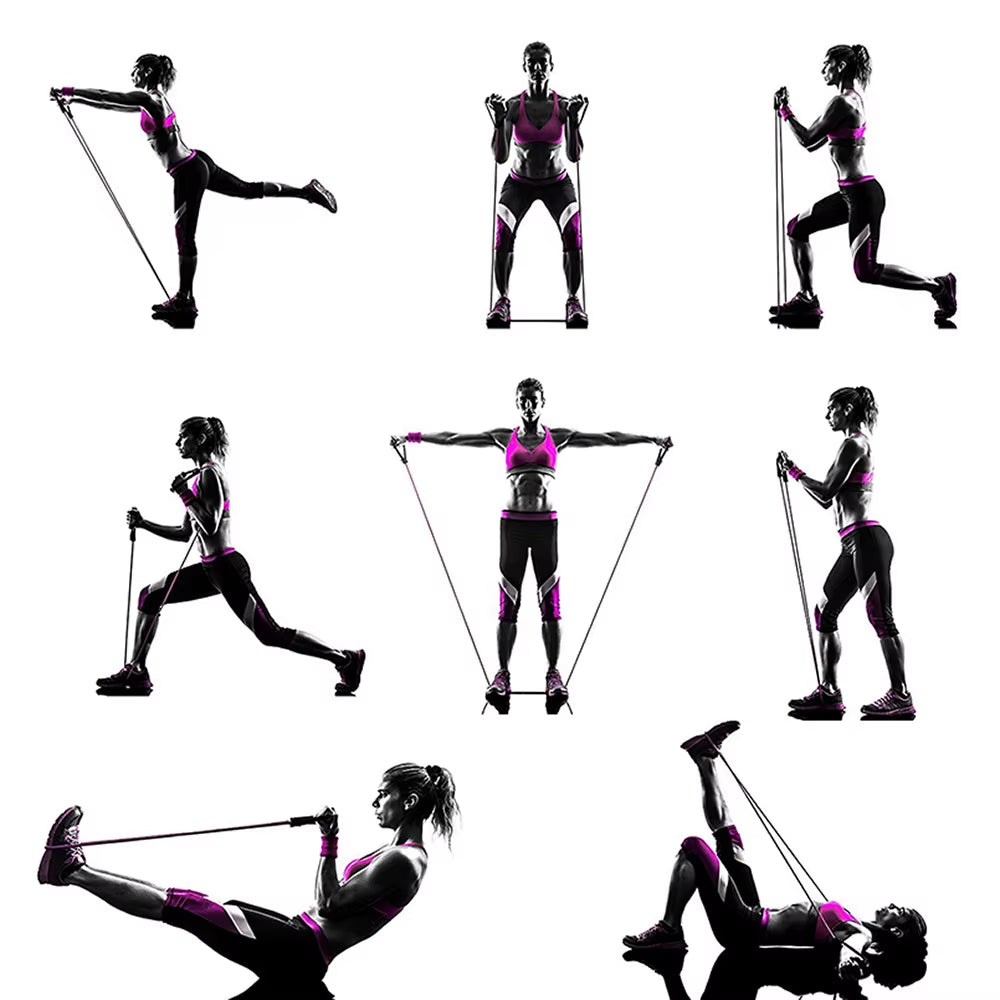 FlexTone™ – Elastische Weerstandsbanden voor Full-Body Training (4,5–13,5 kg) - Rek&Strek