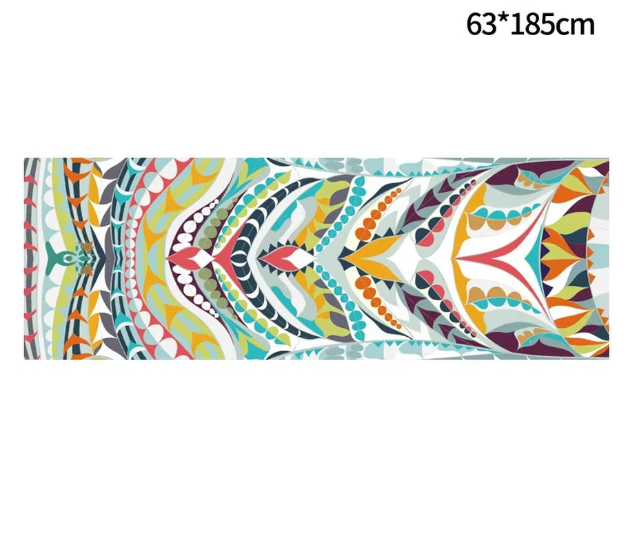 Hot Yoga Mat Towel – Antislip & Ademend (185x63cm) - Rek&Strek