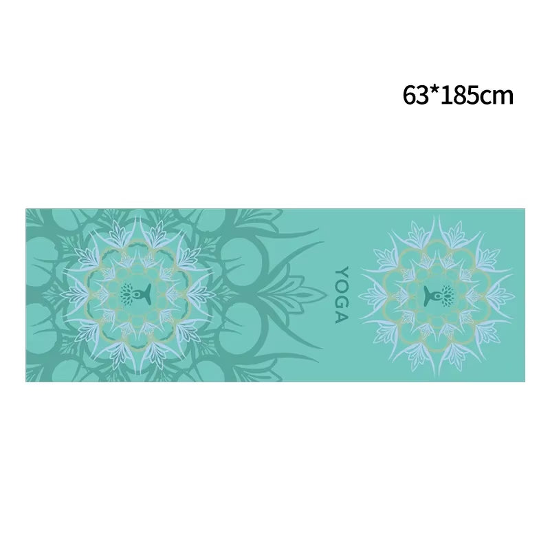 Hot Yoga Mat Towel – Antislip & Ademend (185x63cm) - Rek&Strek