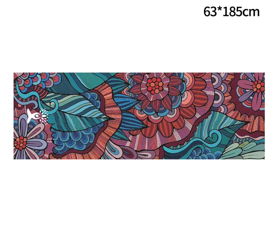 Hot Yoga Mat Towel – Antislip & Ademend (185x63cm) - Rek&Strek
