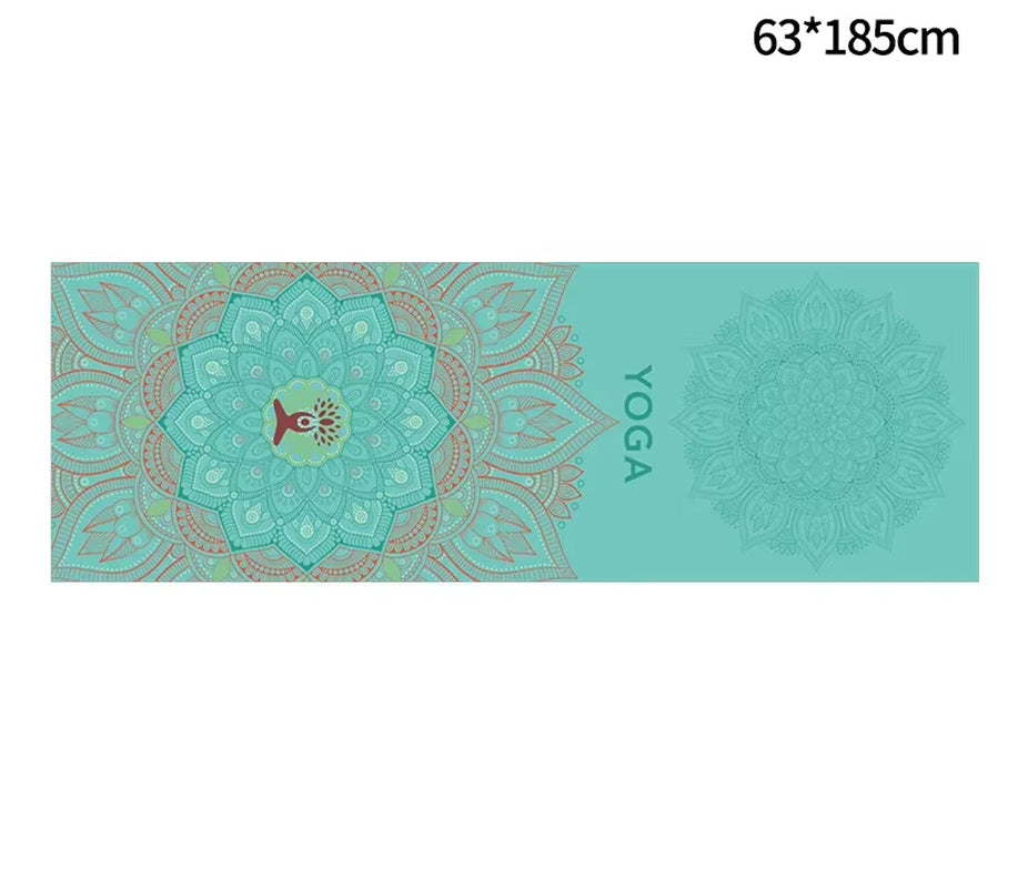 Hot Yoga Mat Towel – Antislip & Ademend (185x63cm) - Rek&Strek