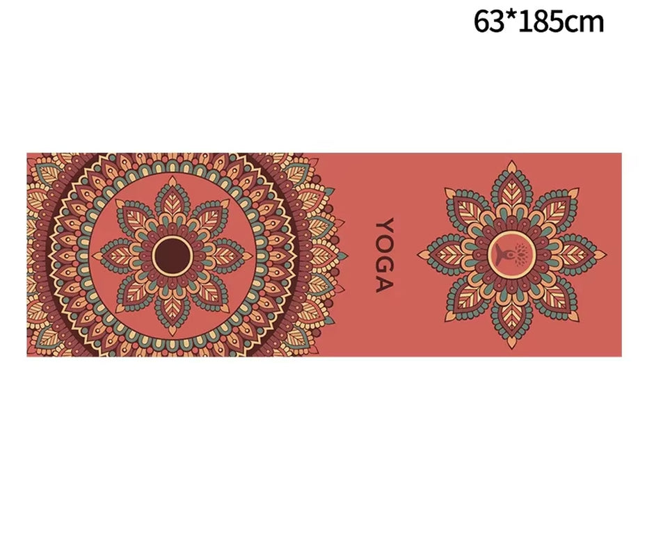 Hot Yoga Mat Towel – Antislip & Ademend (185x63cm) - Rek&Strek