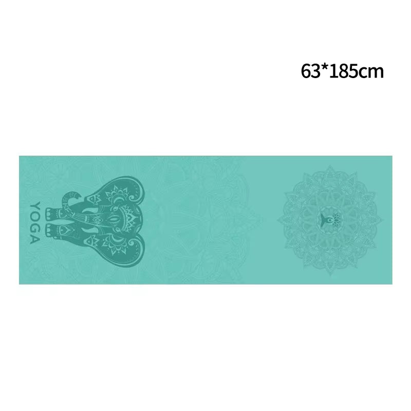Hot Yoga Mat Towel – Antislip & Ademend (185x63cm) - Rek&Strek