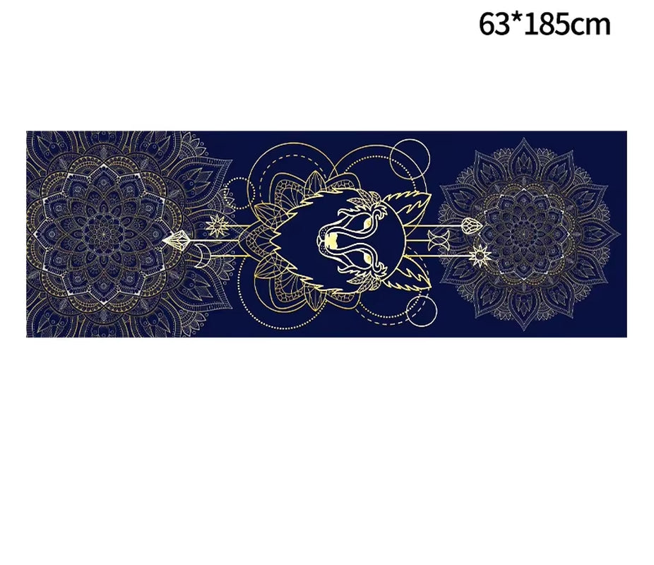 Hot Yoga Mat Towel – Antislip & Ademend (185x63cm) - Rek&Strek